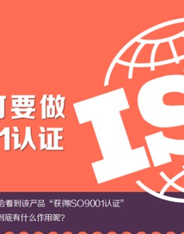 对企业ISO9001认证的了解与认识扁平Office PPT免费模板背景素材下载