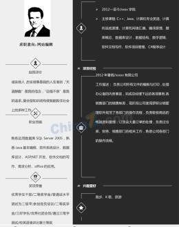 软件工程师应聘应聘求职简历模板_简介doc文档Word模板下载