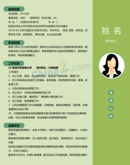 仓库作业员电子版应聘求职简历_简介doc文档Word模板下载