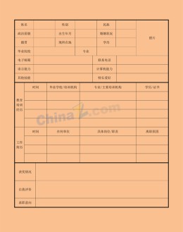 大专生求职应聘求职简历表格下载_简介doc文档Word模板下载