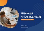 流体几何风个人年终工作汇报Office PPT免费模板背景素材下载