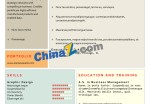 求职应聘求职简历模板英文版_简介doc文档Word模板下载