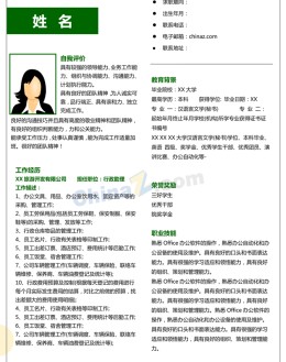 应届大学生电子版应聘求职简历_简介doc文档Word模板下载