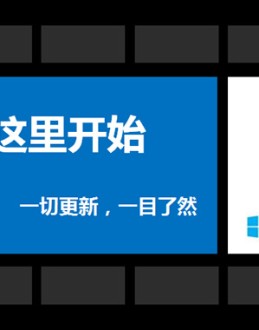 简洁微软win8风格Office PPT免费模板背景素材下载