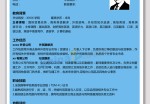 辅导员个人应聘求职简历模板下载_简介doc文档Word模板下载