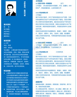 外科医生求职应聘求职简历模板下载_简介doc文档Word模板下载